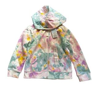 Cat & Jack Multicolor Tie-Dye Hoodie